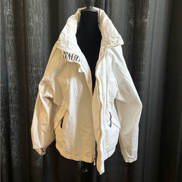 Nautica Other - Vintage Nautica White Zip-Up Jacket